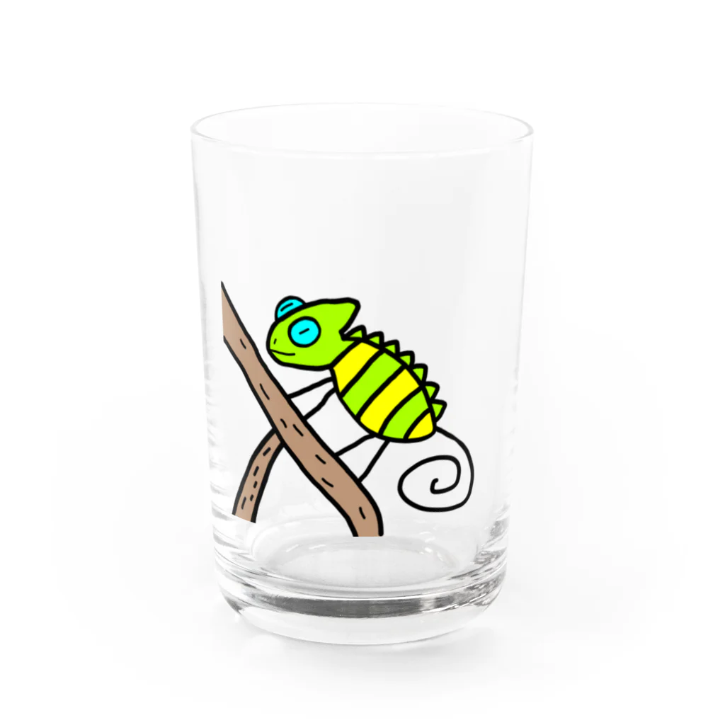 メタリック定春a.k.ZARUSOVAの虎 Water Glass :front