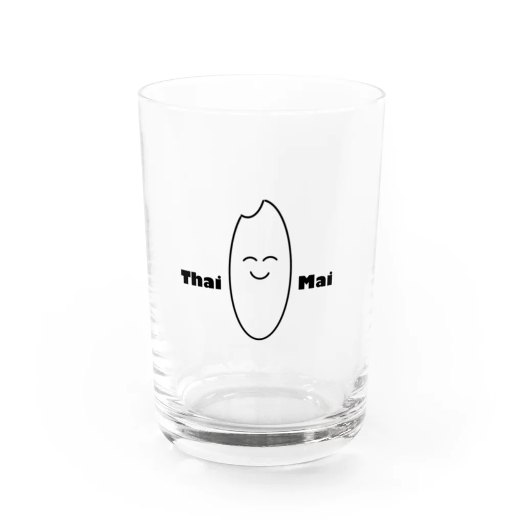 まっちのThaiMaiくん Water Glass :front