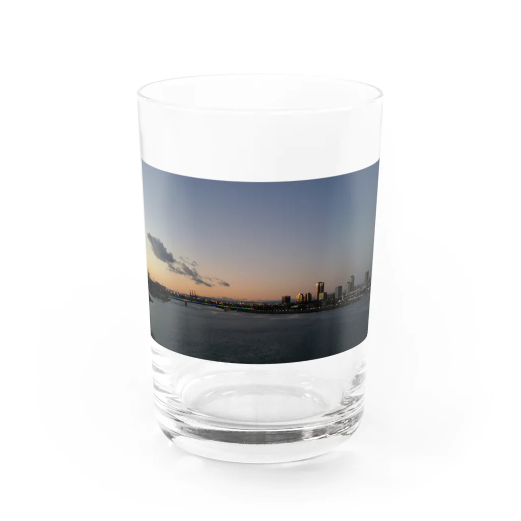 CalifornianのCalifornia 対岸からの景色 Water Glass :front