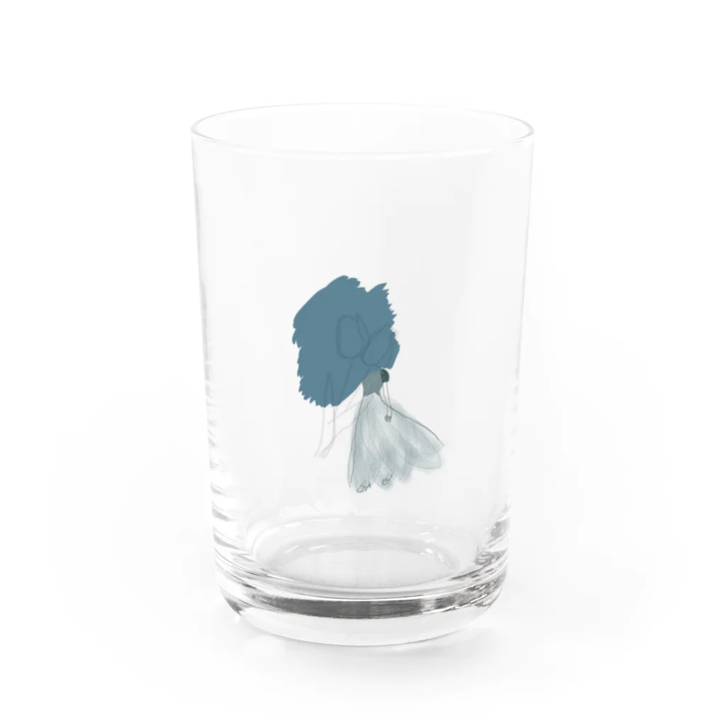 rilybiiのflower dress Art Water Glass :front