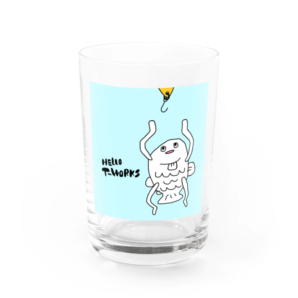 ハローティーワークスのあっ…ごはん Water Glass :front