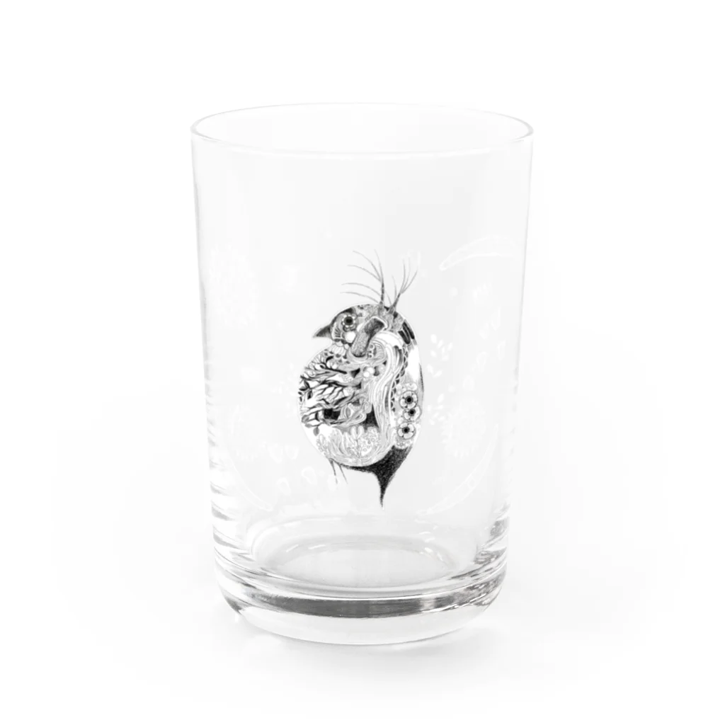 OJIKのミジンコなかま Water Glass :front