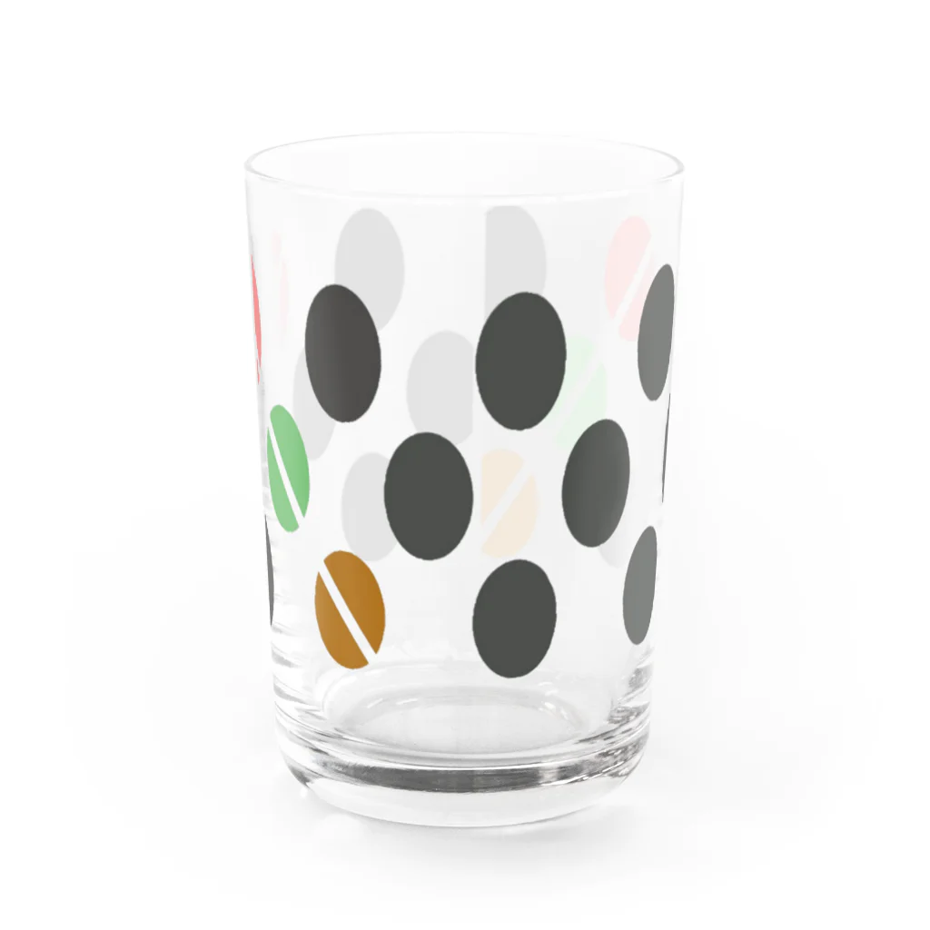 ロッキートスコーヒーのチェリー&ビーンズ Water Glass :front