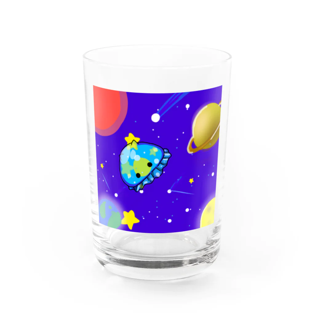 八神ルナ@闇ルナのギャラクシーウミウシ Water Glass :front