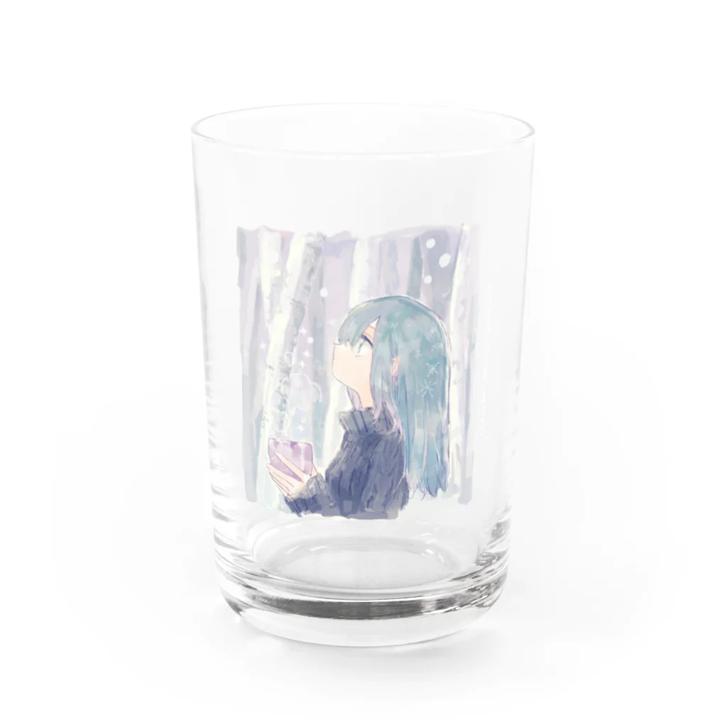 数佳の暖かい冷たい飲み物 Water Glass :front