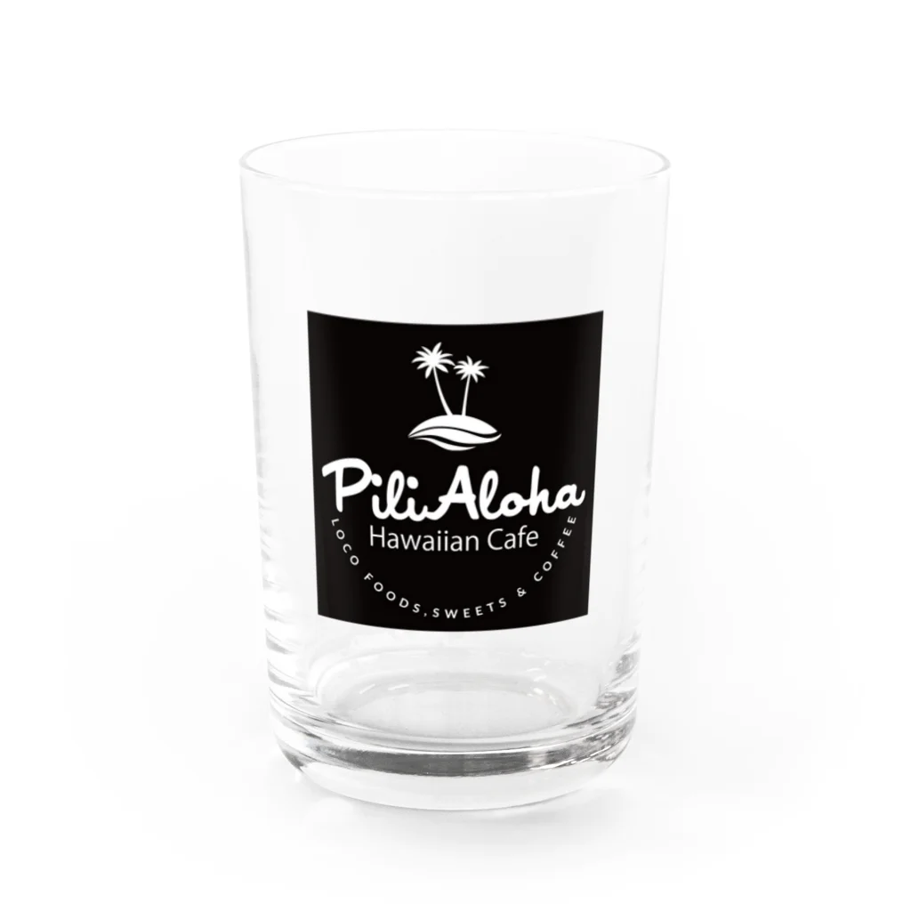 ハワイアンカフェ☕️🌴 PiliAloha(ピリアロハ)‪‪🌺のピリアロハ オリジナルグッズ グラス前面