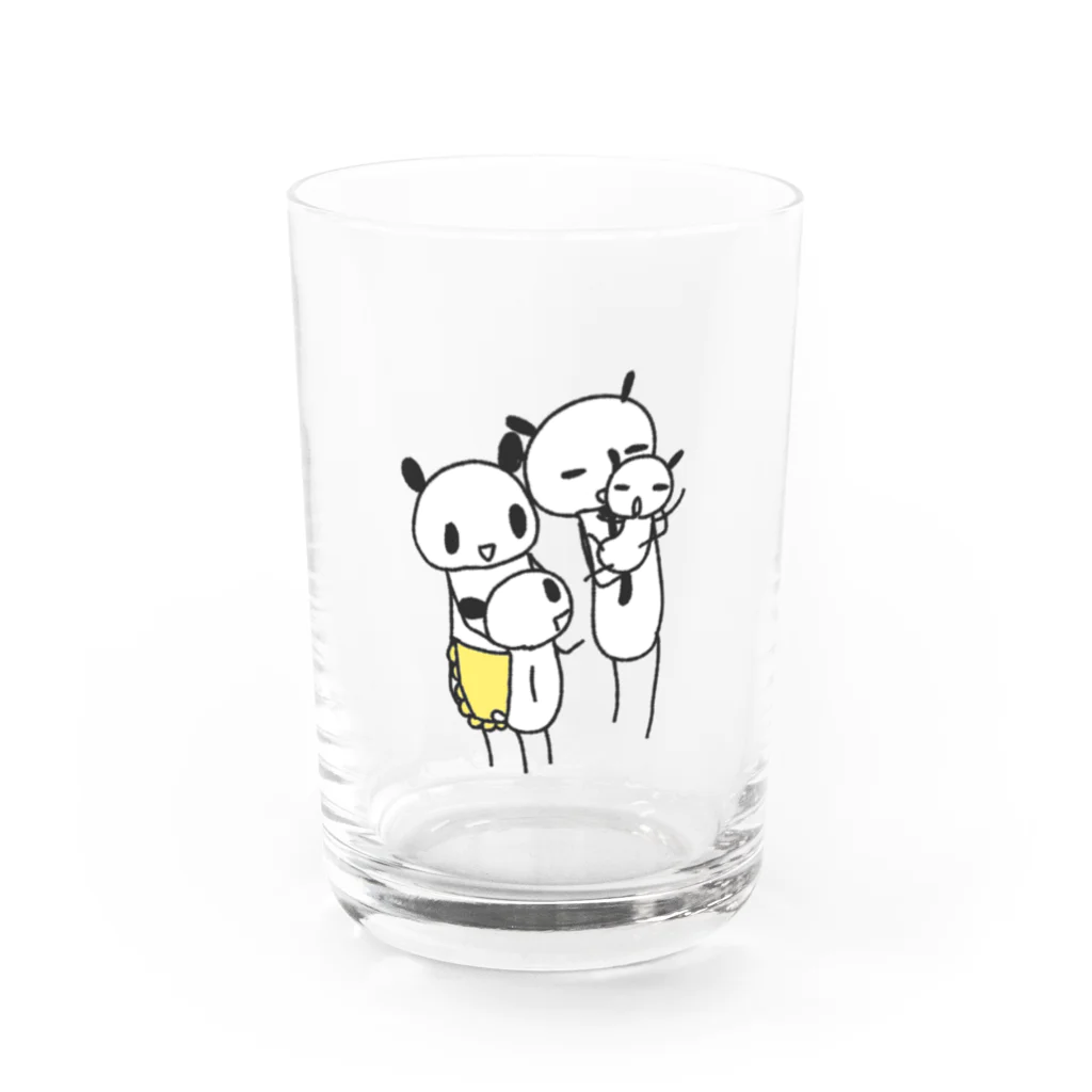 のほほん屋の家族 Water Glass :front