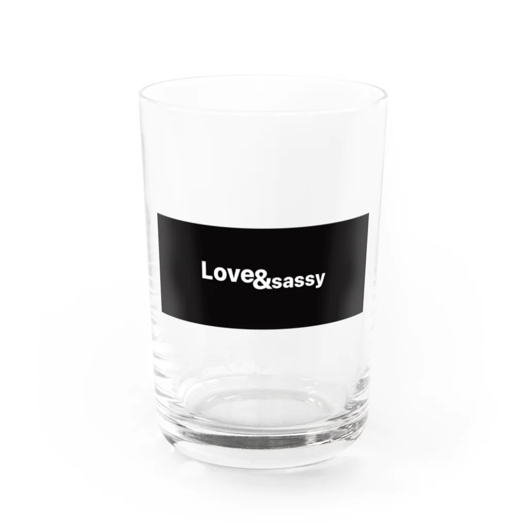 AnemoneのLove & sassy Water Glass :front