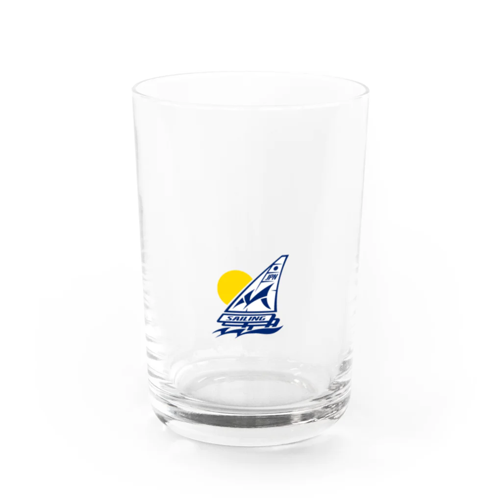 YMセーリングのYM応援グッズ Water Glass :front