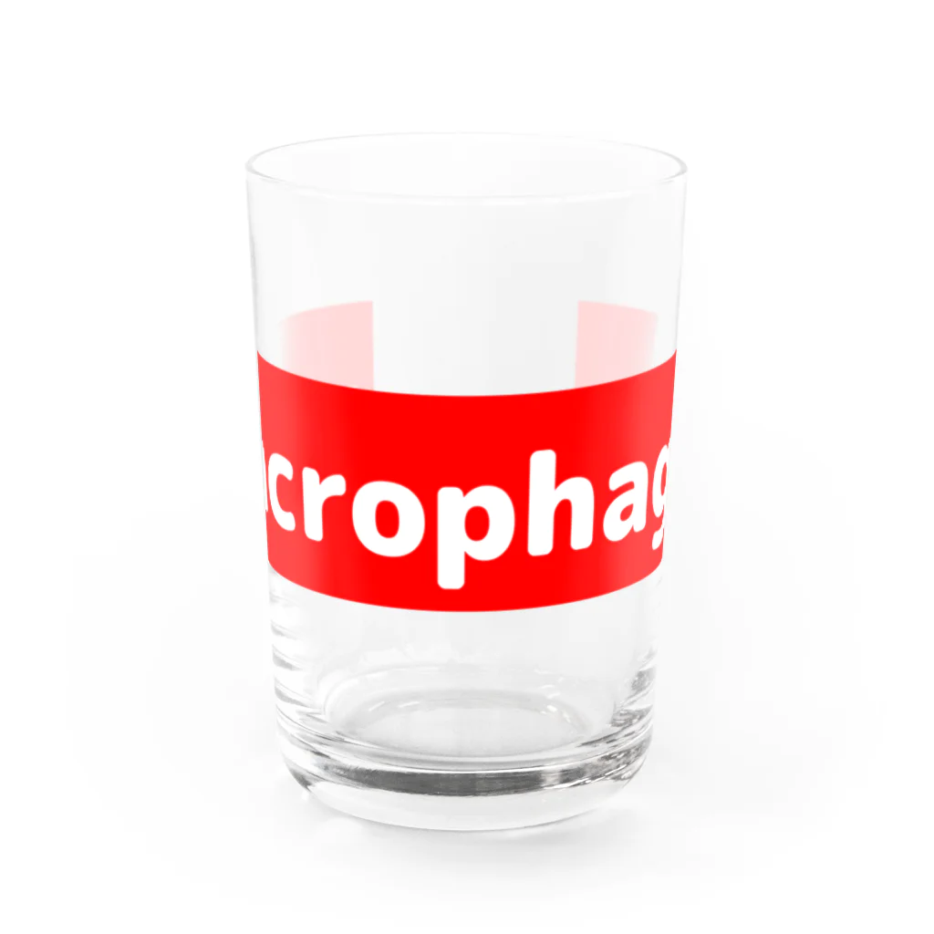 十織のお店のmacrophages Water Glass :front