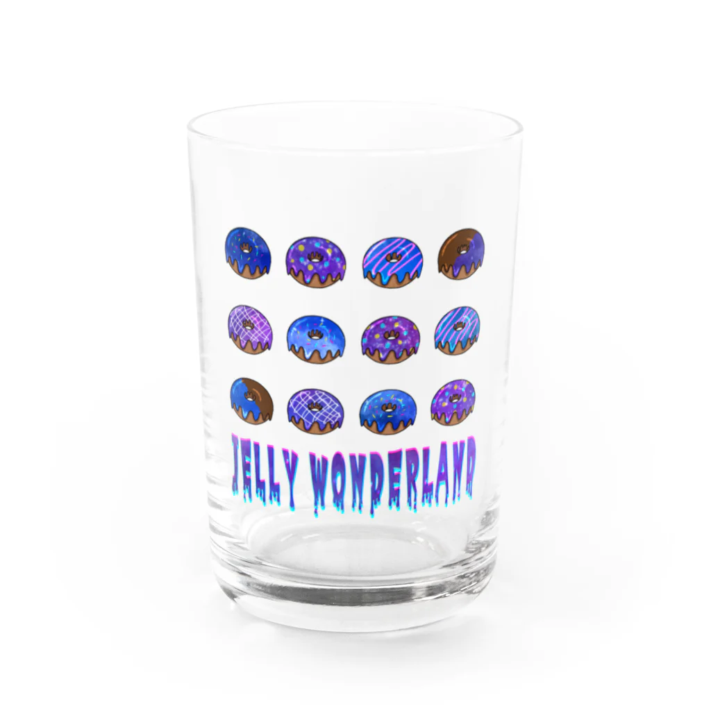 【公式】JELLY WONDERLAND【ショップ】のジェリードーナツ Water Glass :front