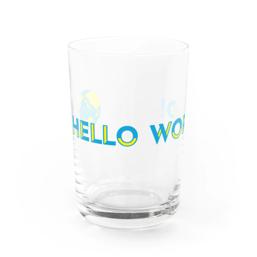 HelloWorld_suzuriのHelloWorld グラス前面