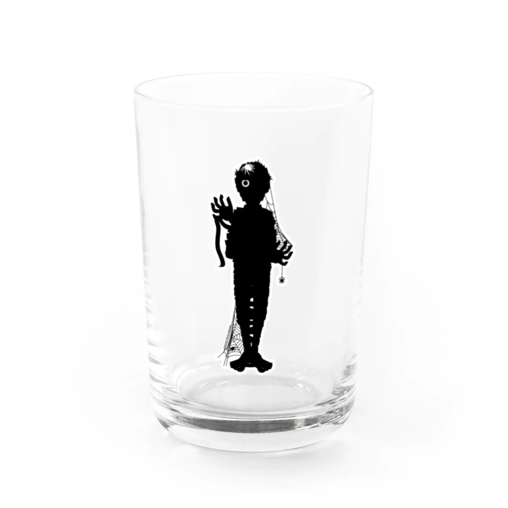 Cɐkeccooのホラーズシルエット(ミイラ男) Water Glass :front