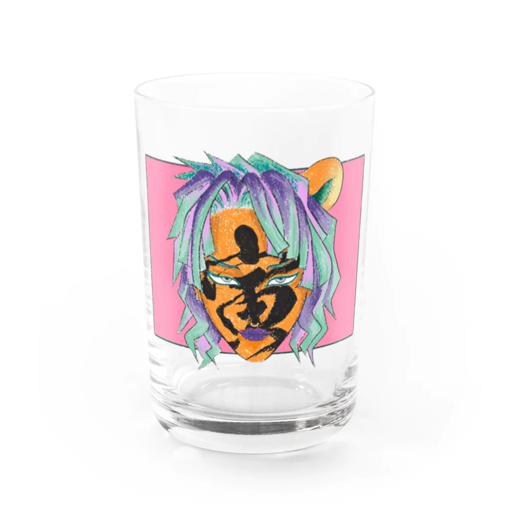 さかいの高待遇コウTigerくん Water Glass :front