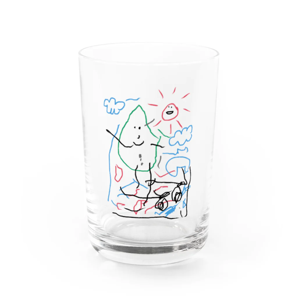 すみかわ＄てっぺいのおかだ家 Water Glass :front