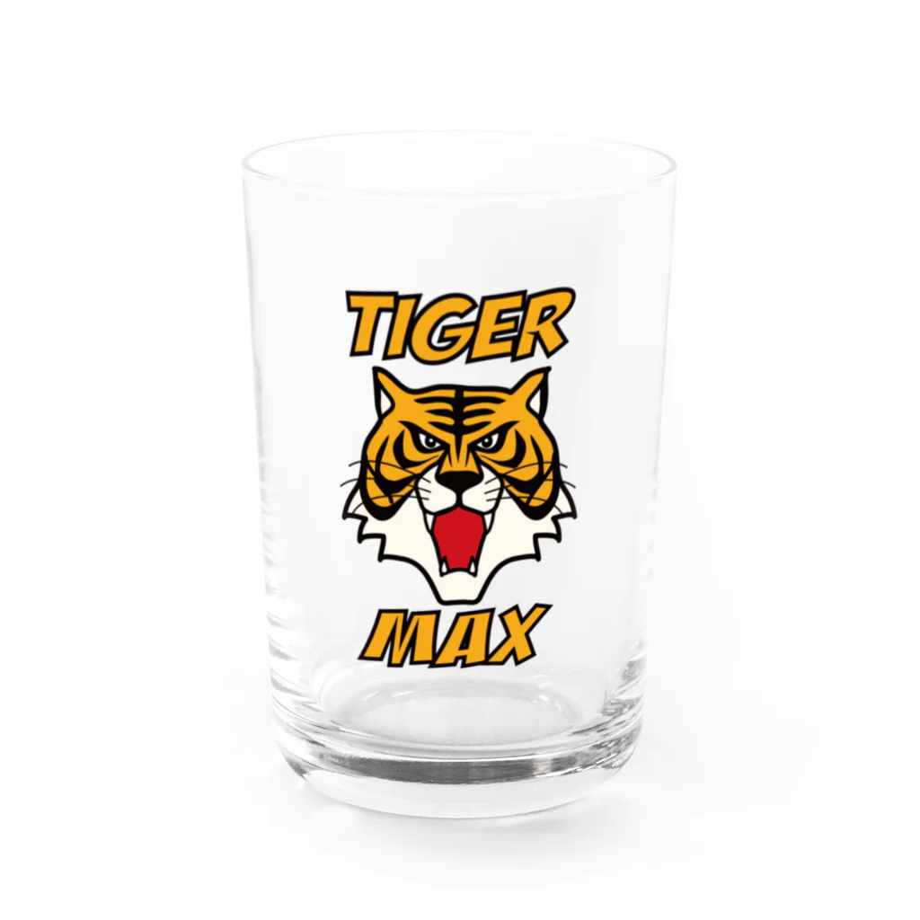 キッズモード某のタイガーマックス(縦version) Water Glass :front