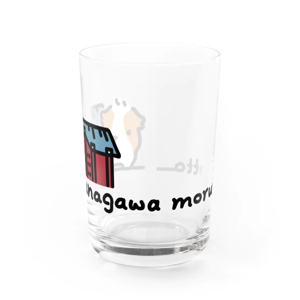 岐阜モルモット「モルマート」の神奈川県モルモット Water Glass :front