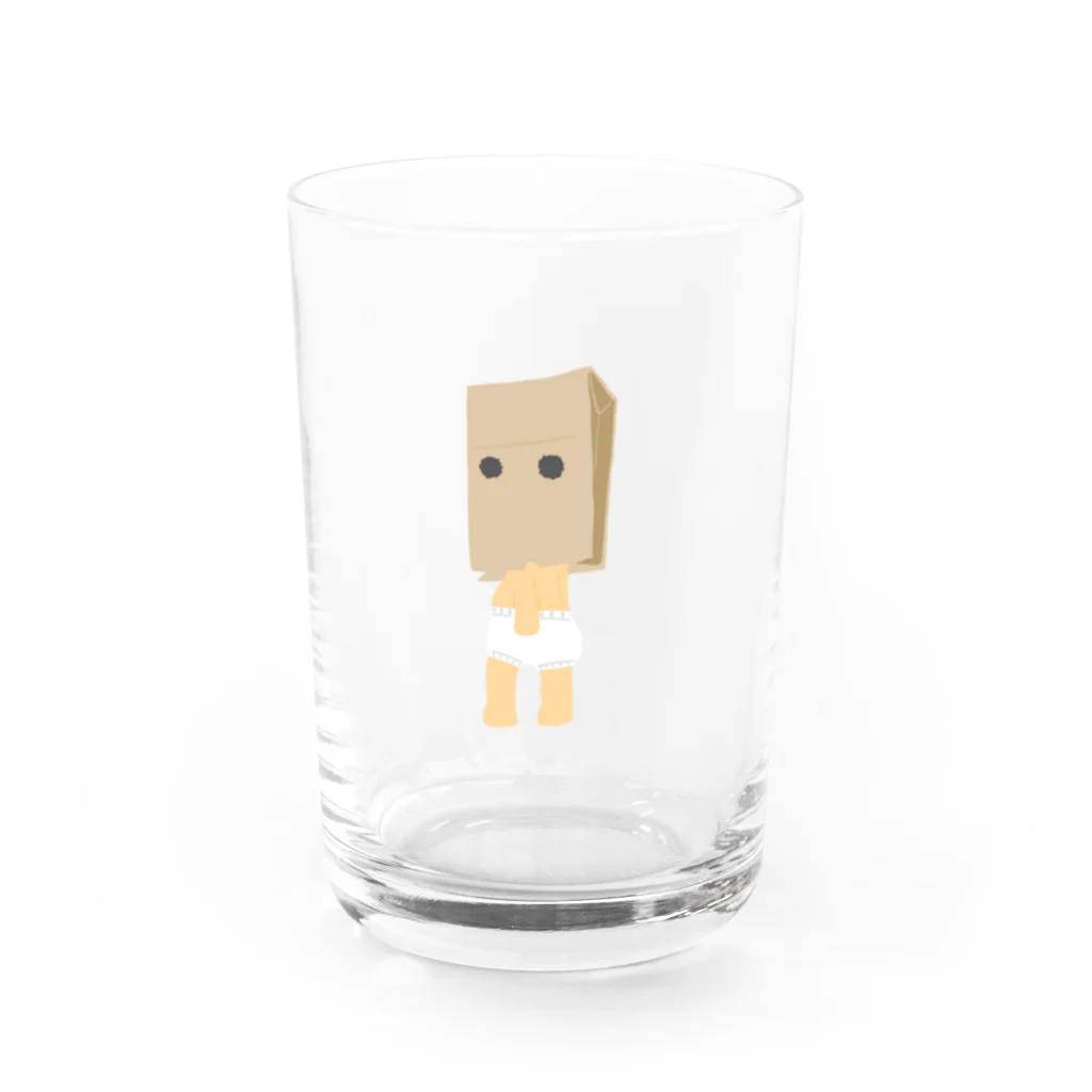 Mrs.Bean/ミセスビーンの袋仮面ベビー Water Glass :front