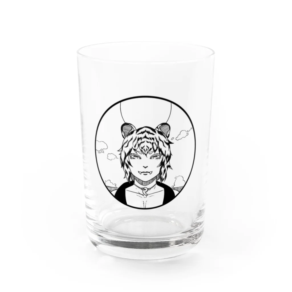 コザクラデザイン ショップの寅年タイガくん Water Glass :front