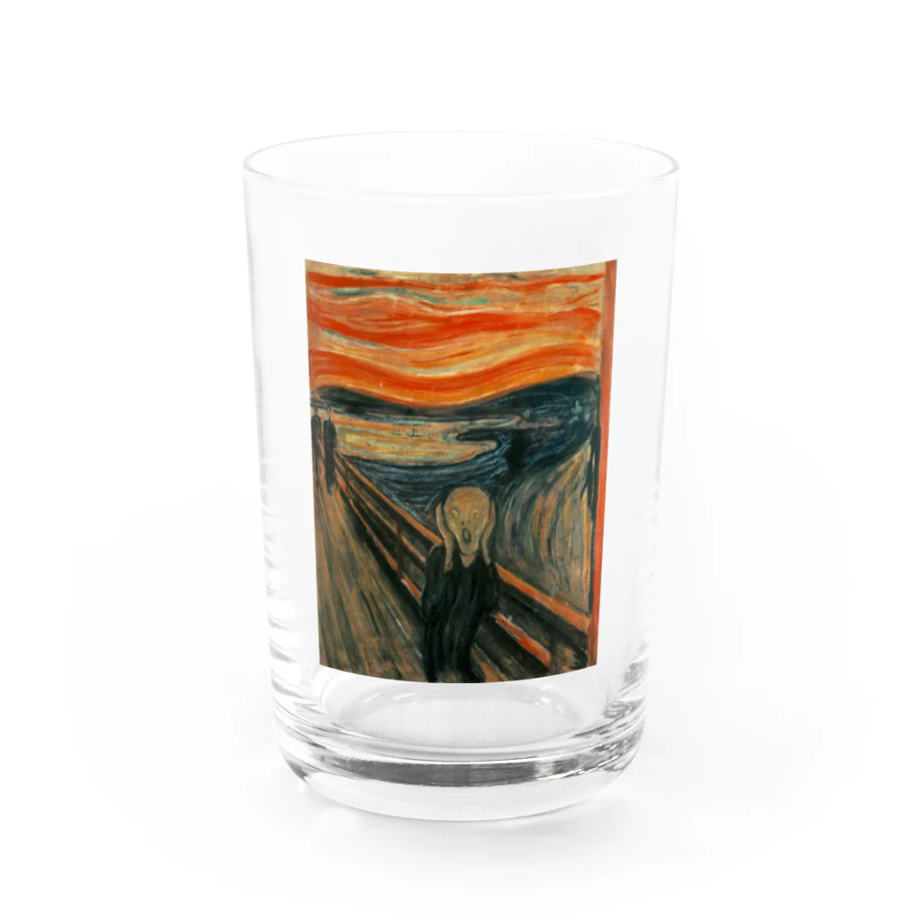 artgalleryのThe Scream Water Glass :front