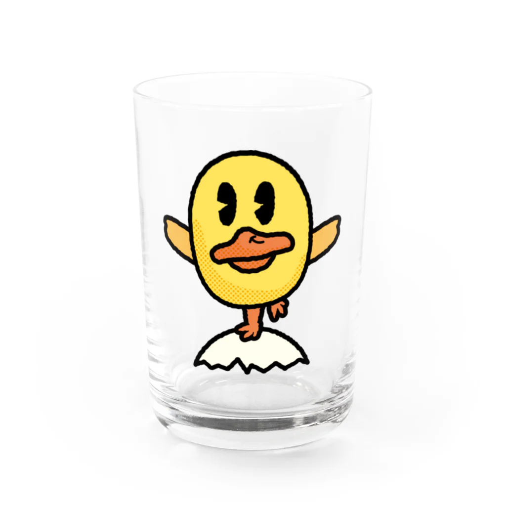 サトウ カズヤのはなげのぴよたん Water Glass :front