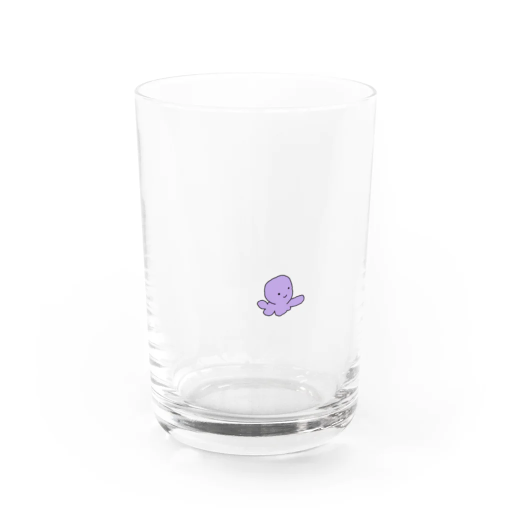 63matesの小さなタコ Water Glass :front