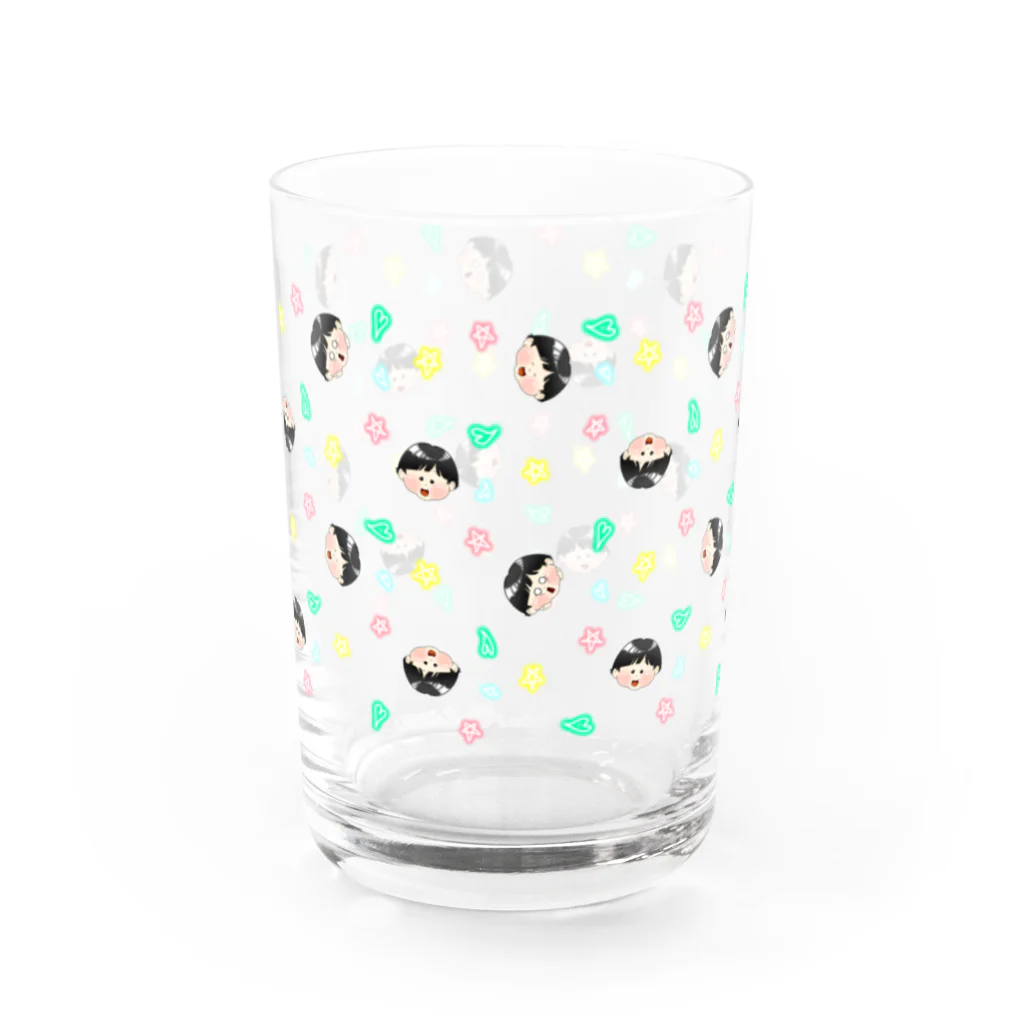 mamelionのお利口あっぴーちゃん Water Glass :front