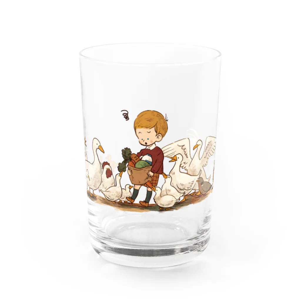 たかはらゆかイラストレーションのきみたちのじゃないよ Water Glass :front