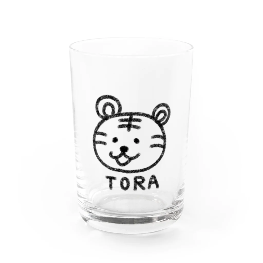 tora_tora_shopのトラトラくん グラス前面