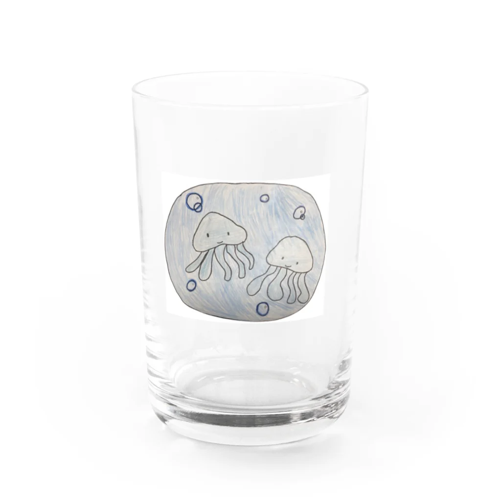 fashiondesignerの海のクラゲ Water Glass :front