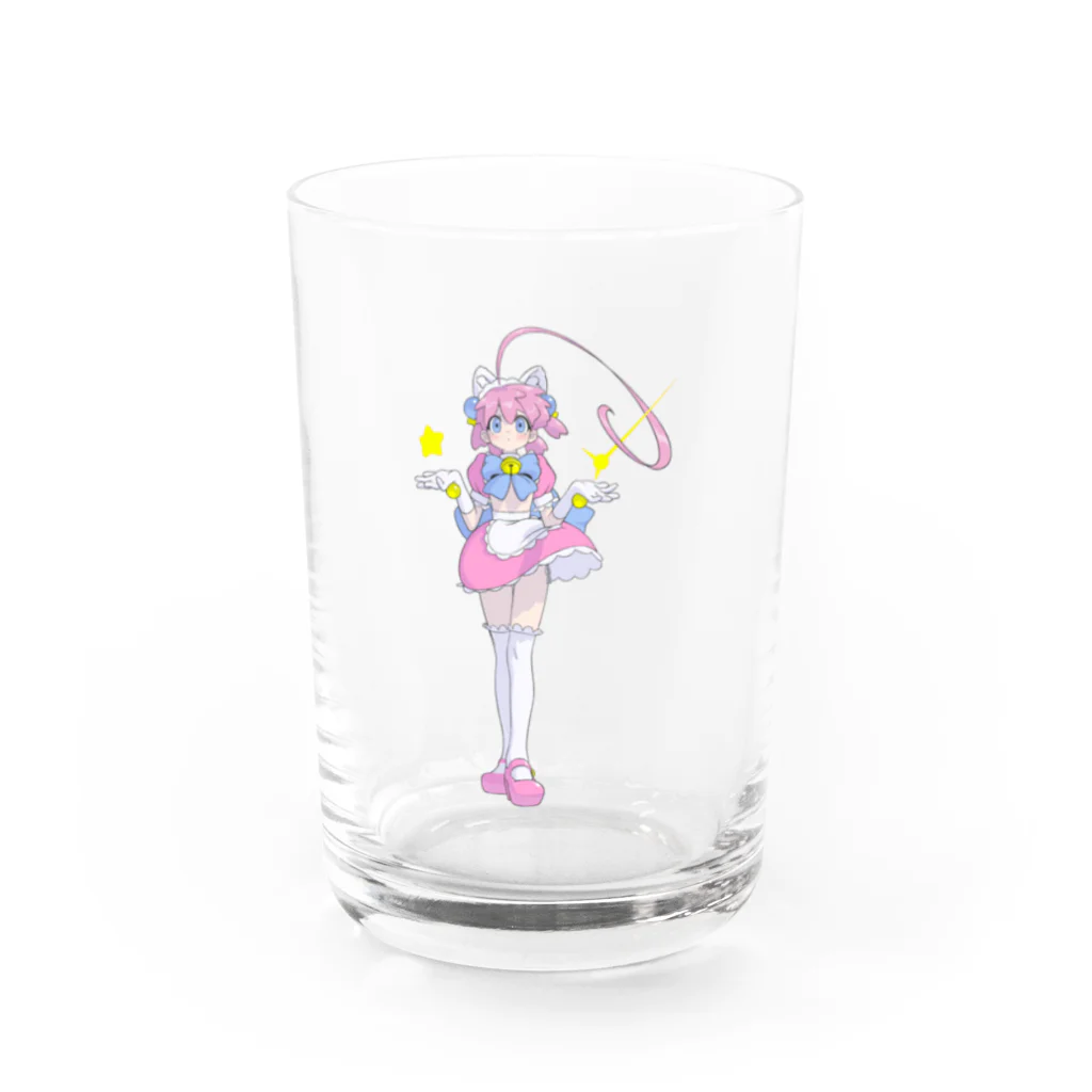 にゃもふぇのメイド Water Glass :front