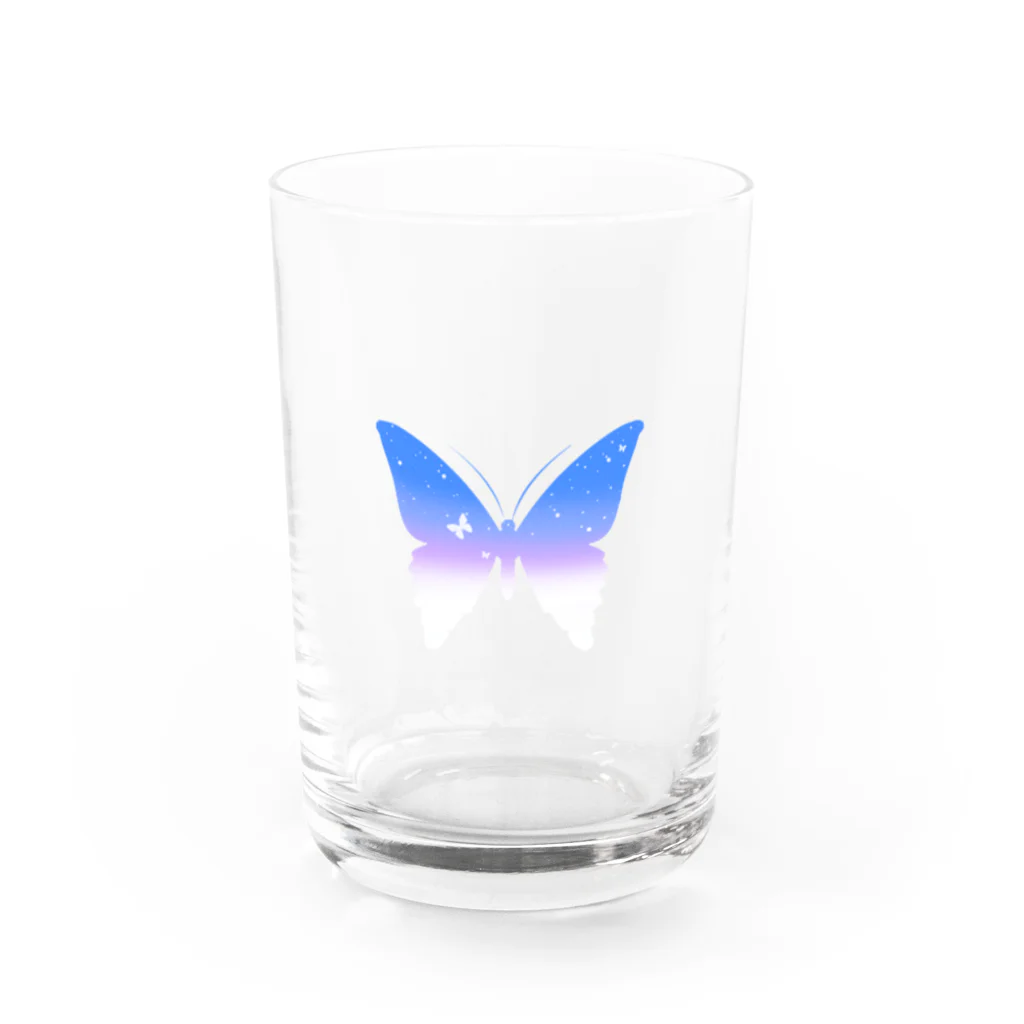 川野隆司の蝶の夢 Water Glass :front