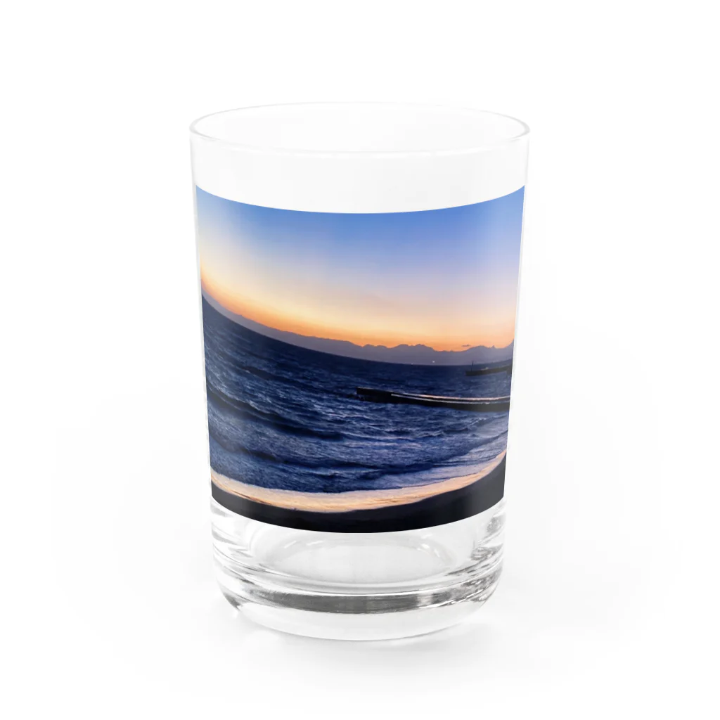 LhSTOREの波 Water Glass :front