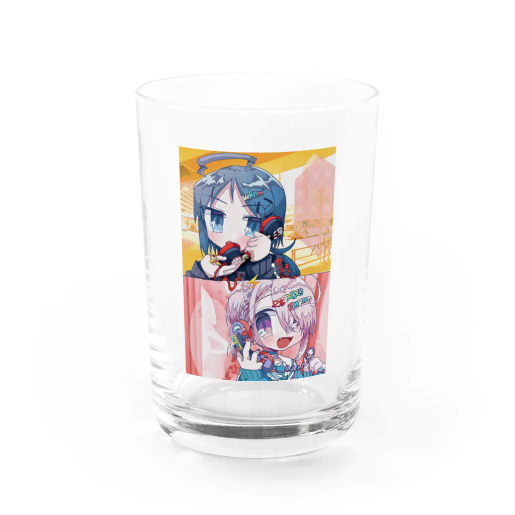 めくじろのもし₂ Water Glass :front