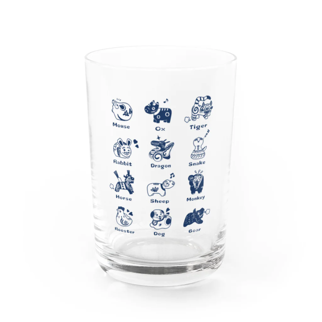 SU-KUのThe Zodiac of Fukushima Water Glass :front