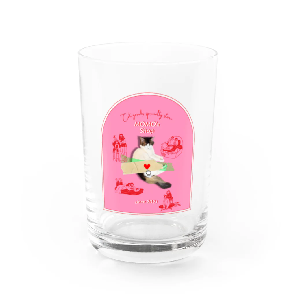 𝙈𝙊𝙈𝙊'𝙨 𝙎𝙝𝙤𝙥のMOMO's Shop@2022 Water Glass :front