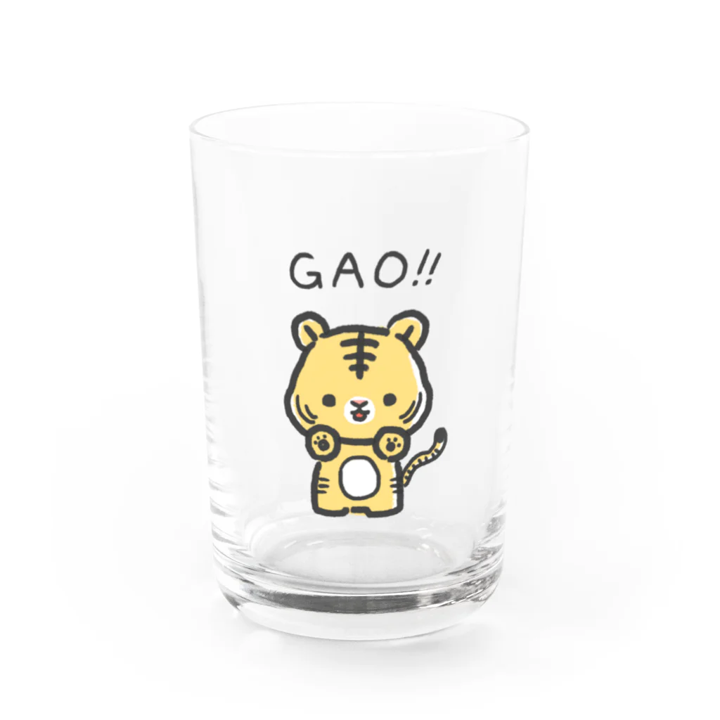 みょーのとらだぞ！がおーだぞ！ Water Glass :front