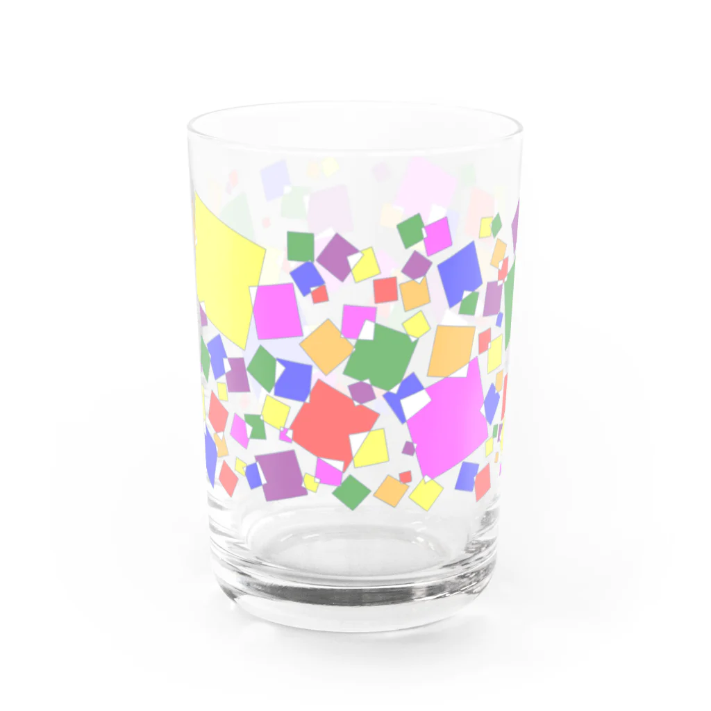 からふるのからふるすくえあ Water Glass :front