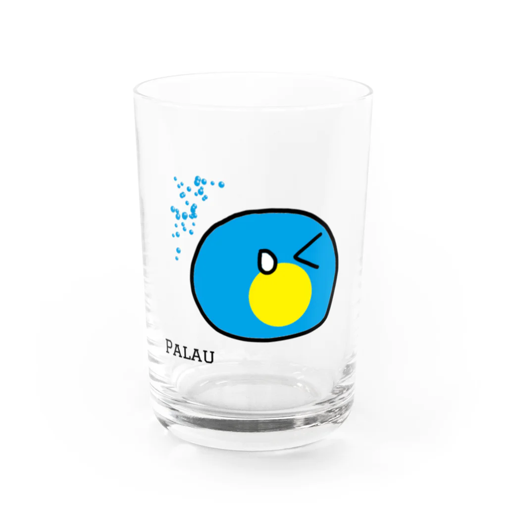 ポーランドボールSHOPのぱらお（Palau） Water Glass :front