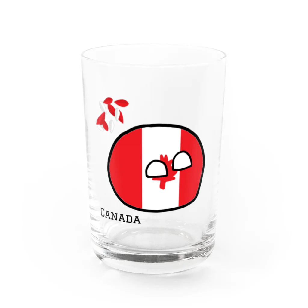 ポーランドボールSHOPのかなだ（Canada） Water Glass :front