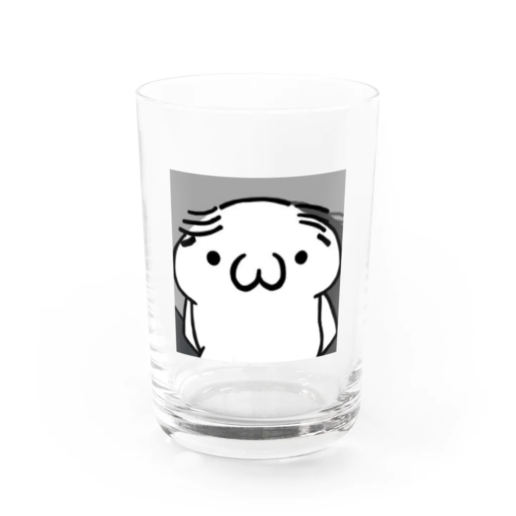 ハゲ先生公式ショップのハゲ先生 Water Glass :front