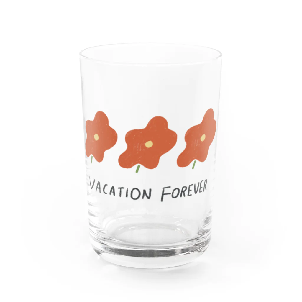 あいこシャキーンのvacation forever グラス前面