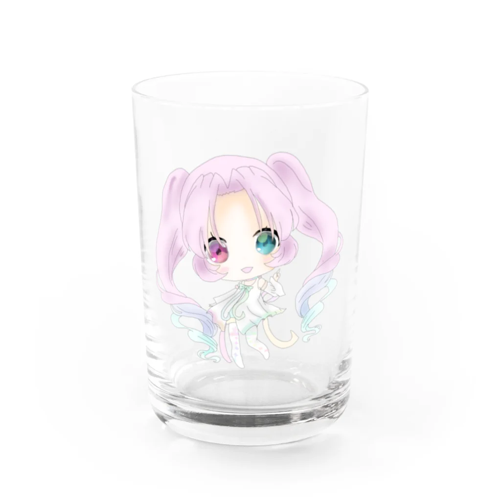 キューキャラの可愛らしいキャラクターグッズ！ Water Glass :front