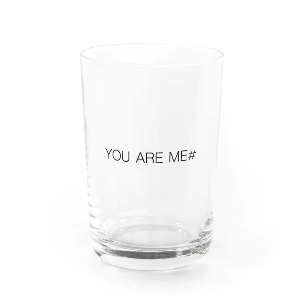 YU ARE ME #のYU ARE ME #2 Water Glass :front