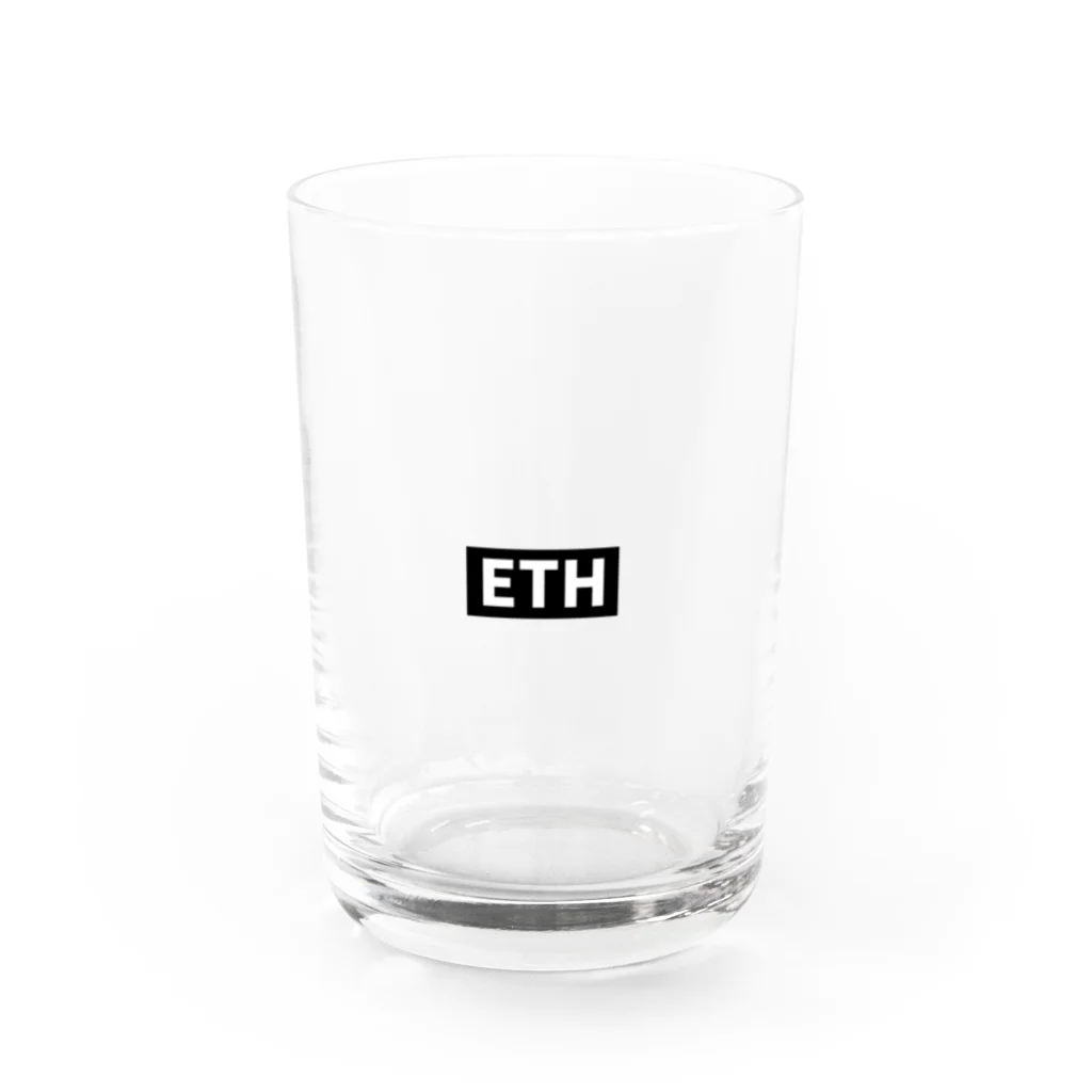 CryptoBabyのETH Water Glass :front