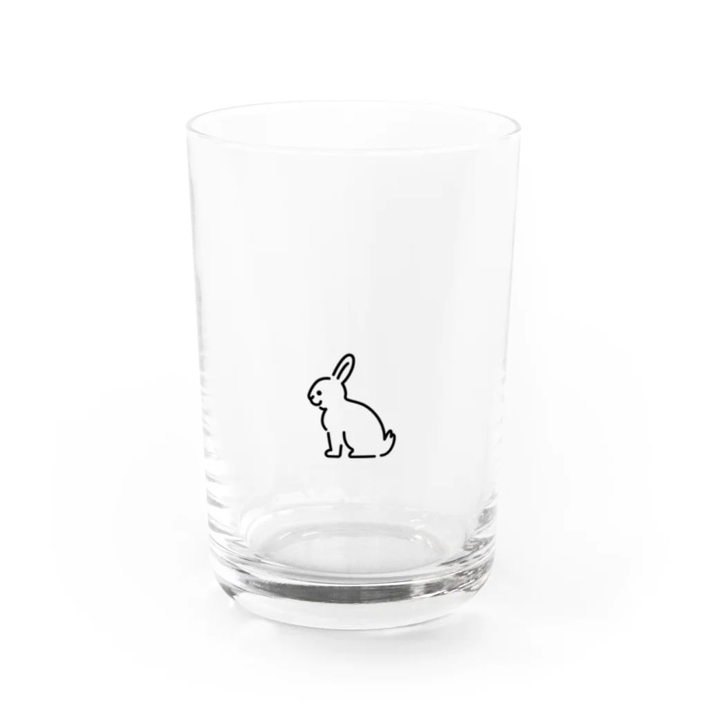 AGJP(ワンポイントアニマルショップ)のホーランドロップなうさぎ Water Glass :front