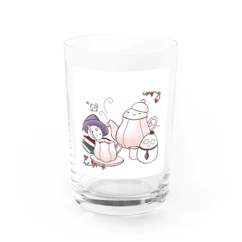 うぺぺしょっぷのうペしさんのティータイム Water Glass :front