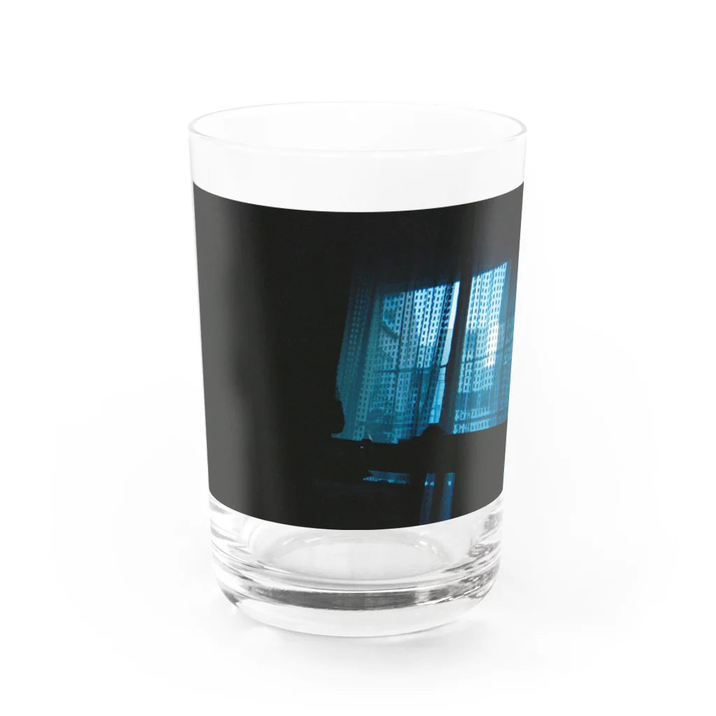 irukoの青い窓 Water Glass :front