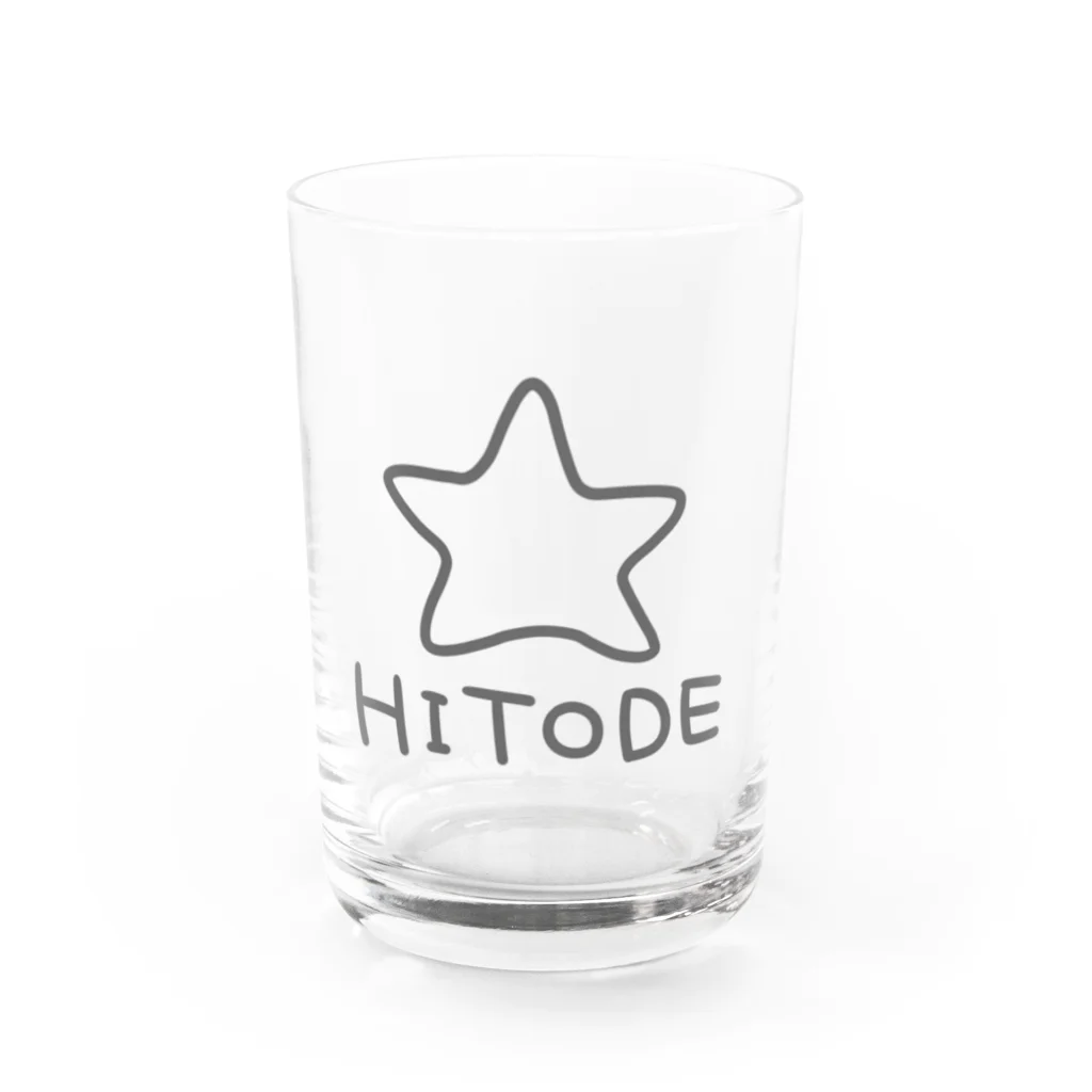 千月らじおのよるにっきのHITODE グラス前面