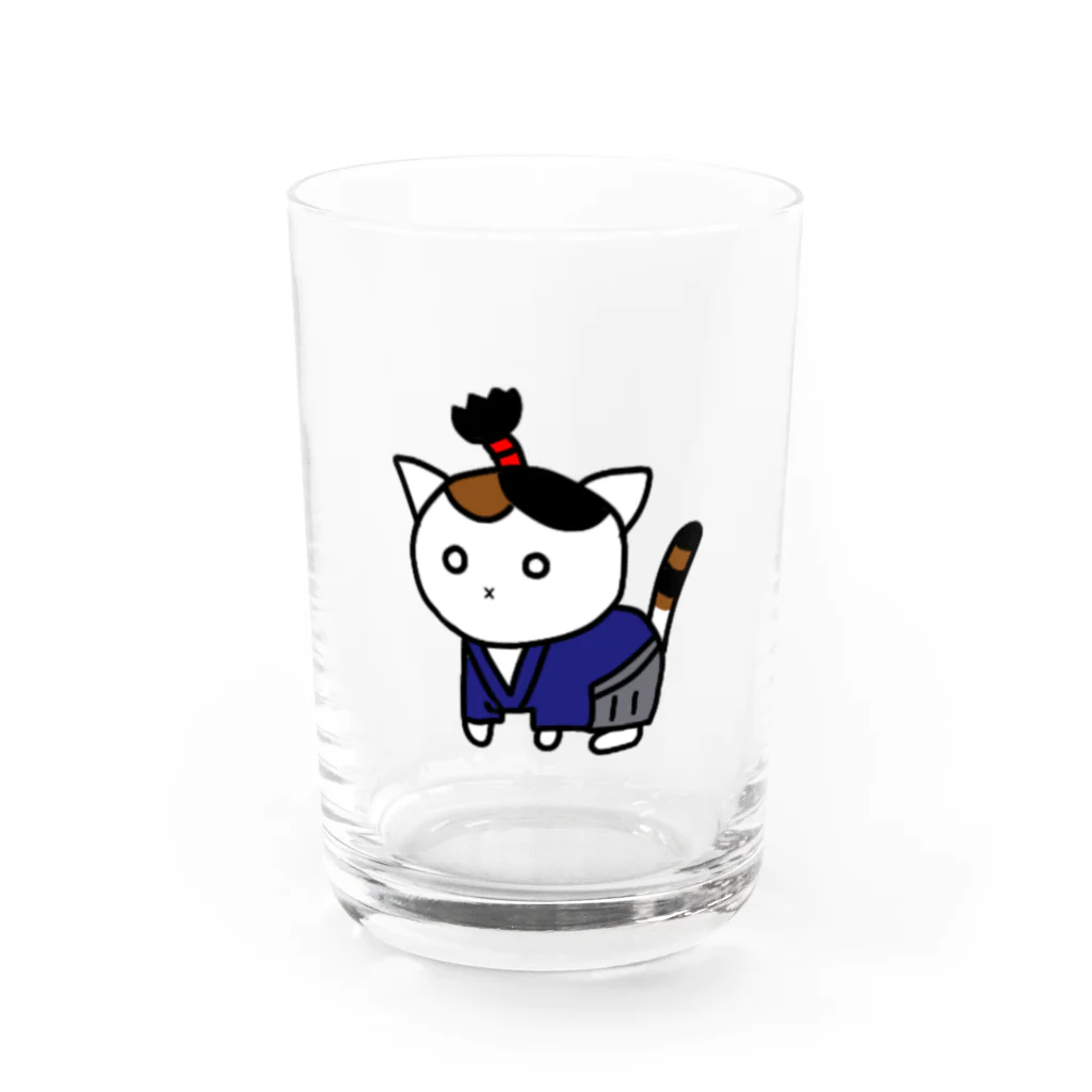 SHOP ベアたんの猫侍 Water Glass :front